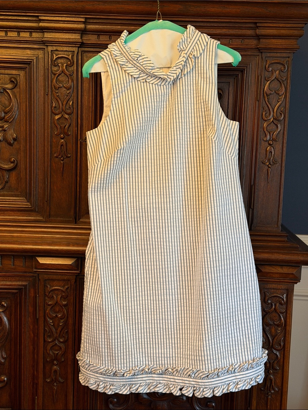 Eliza J. Women’s size 6 seersucker dress Easter Spring Graduation - Picture 5 of 8